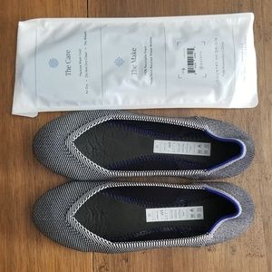 Sz 8.5/9 gray birdseye Rothy's Flat/Rounds